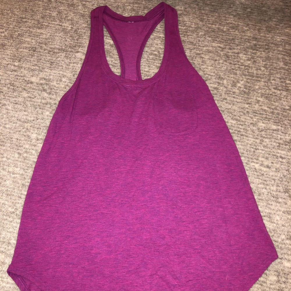 Magenta Razorback lululemon tank